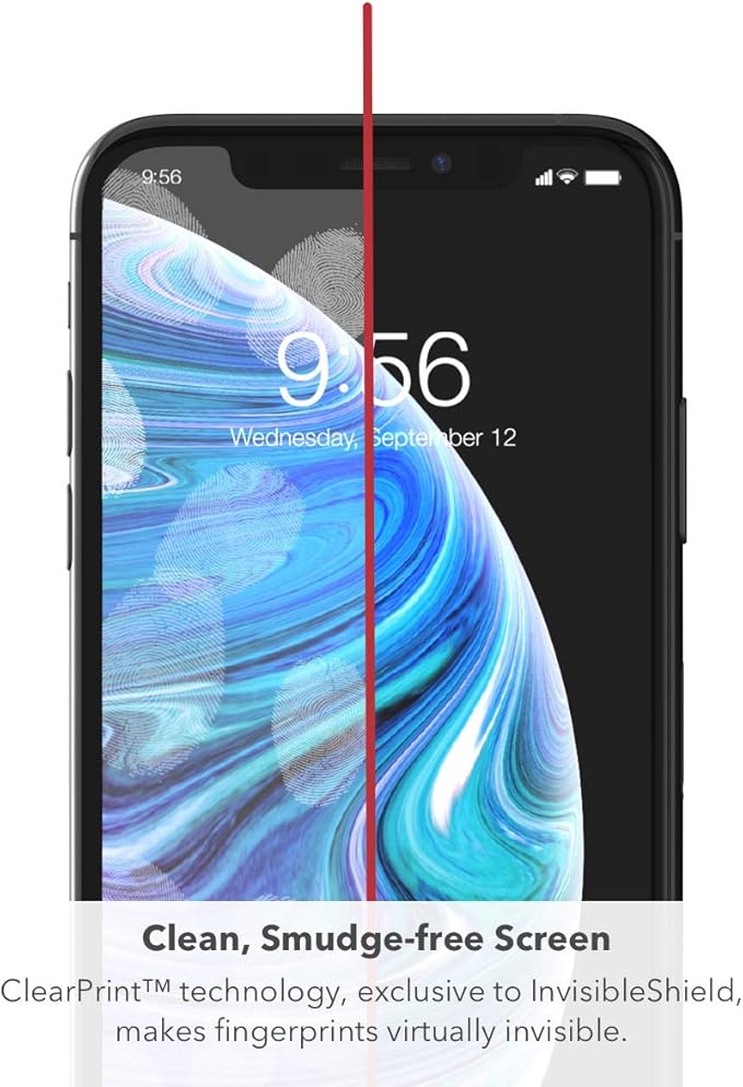 ZAGG Glass Elite Screen Protector - Made for Apple iPhone 11 - Case Friendly Screen - InvisibleShield - Impact & Scratch Protection (200103913)