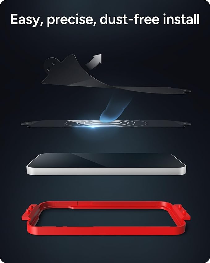 ZAGG Glass Elite iPhone 15 Screen Protector - 5X Stronger with Reinforced Edges, Scratch & Smudge-Resistant Surface, InvisibleShield, Easy to Install
